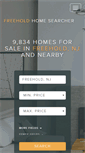 Mobile Screenshot of freeholdhomesearcher.com